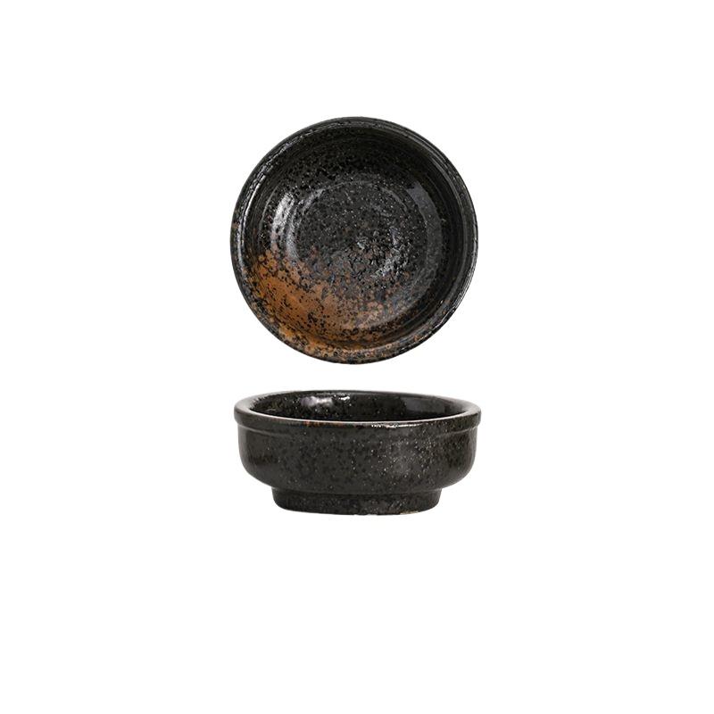 Керамическая тарелка в японском стиле, креативная бытовая тарелка для соевого соуса, ресторанная посуда, коммерческая тарелка для уксуса для макания суши