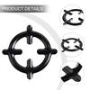 1pc/2pc Cast Iron Gas Stove Ring Pot Reducer Grates Cooker Plate Coffee Moka Pot Stand Durable Heat Resistant Cooktop Shelf