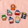 Cartoon Animated Character Enamel Pins Custom Adorable Metal Brooches Lapel Badges Cartoon Humorous Jewelry Present designed for Children Friends