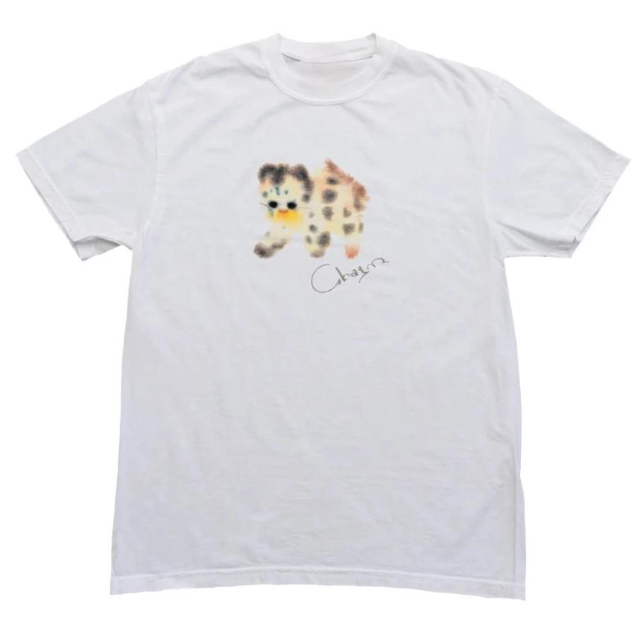 Футболка Clairo Charm Cat Tour 2025, размеры S-4XL