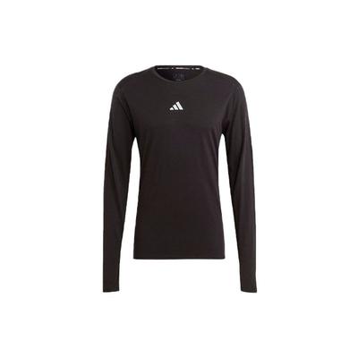 Ultimate Running Conquer The Elements Мериносовый топ с длинным рукавом Мужские топы черные IB6390