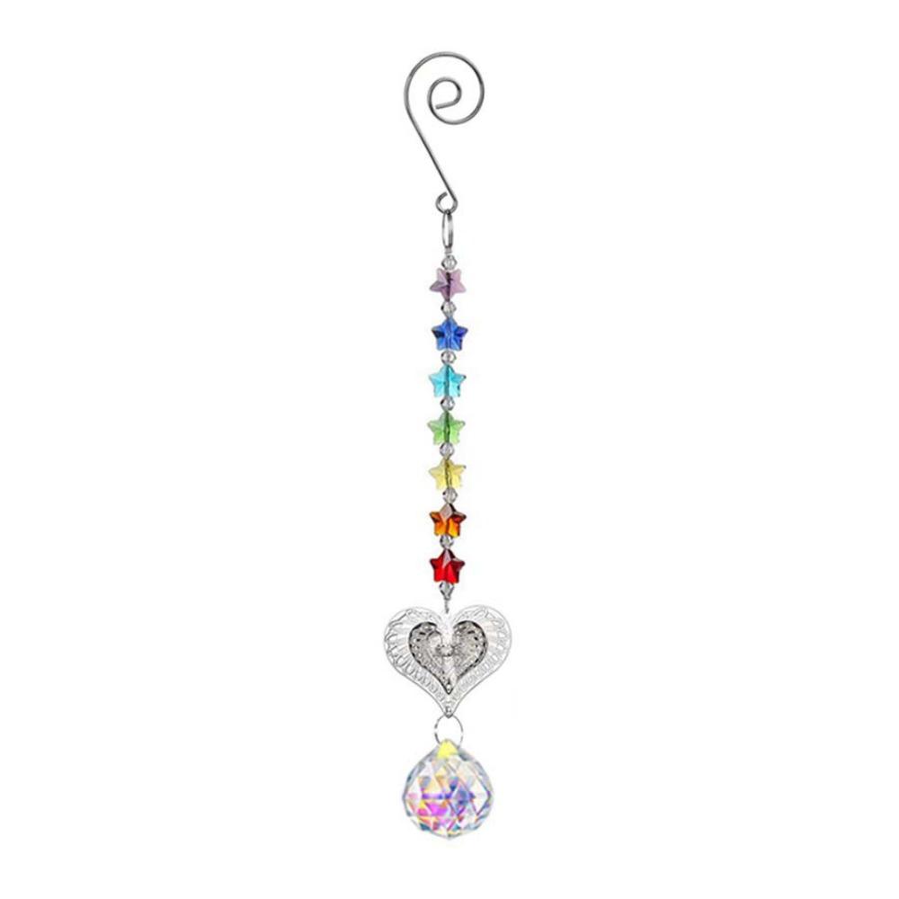 Handmade Butterfly Prism Pendant Exquisite Window Hanging Suncatchers Decor Accessories