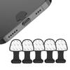 5Pcs Dust Plug for iPhone Lightning Charger Port /USB C Charger Port ,Protects Charging Port Anti Dust Cover Anti-Lost Dust Plugs