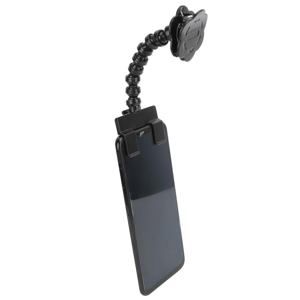 Палка для селфи для домашних животных, гибкий держатель для смартфона, зажим для крепления, палка для селфи для кошек и собак, черная