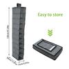 10-Shelf Hanging Shoe Organizer Non-Woven Fabric Hanging Shoe Shelves Multipurpose Foldable Shoes Container Rack Space-Saving