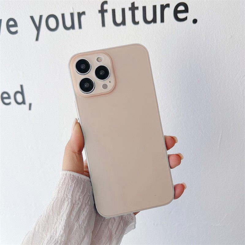 Ультратонкий полупрозрачный матовый чехол из полипропилена для iPhone 13/12 с полной защитой объектива для Apple 15 Pro Max