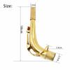 Gold Color Brass Alto Voice Saxophone Elbow Bend Neck for Saxophone Accessories