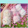 Blossom Creative Cherry Kitten Bear Rabbit Overlapping Plush Pendant Doll