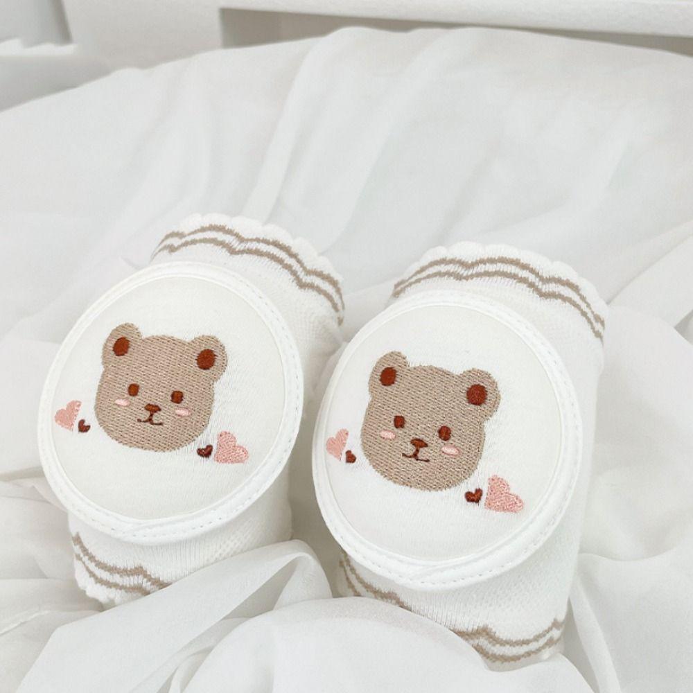 Cotton Baby Knee Pads Cartoon Design Elbow Pads Cute Child Leg Pads  Infant