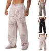 Men's Camouflage Loose Wide Leg Sweatpants Men's Casual Fashion Sweatpants