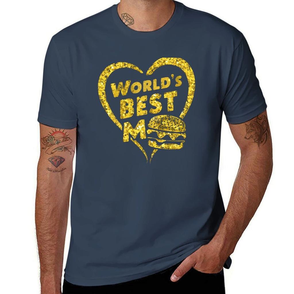 Mothers Day Gift World's Best Mom Funny Mom Gift T-Shirt men t shirt cotton 100% T-Shirt