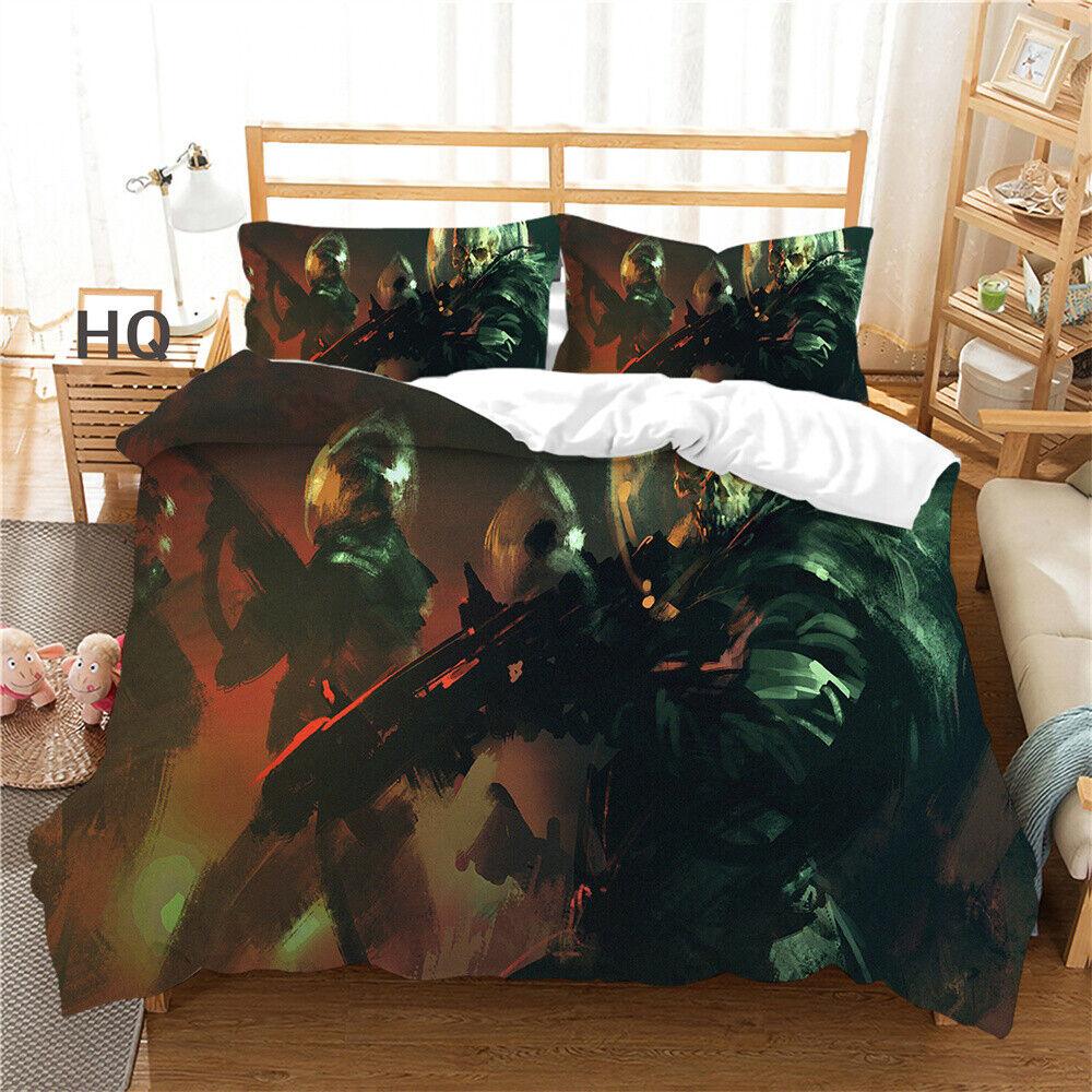 Пододеяльник с черепом, постельное белье для взрослых, постельное белье, молодежное покрывало, наволочка