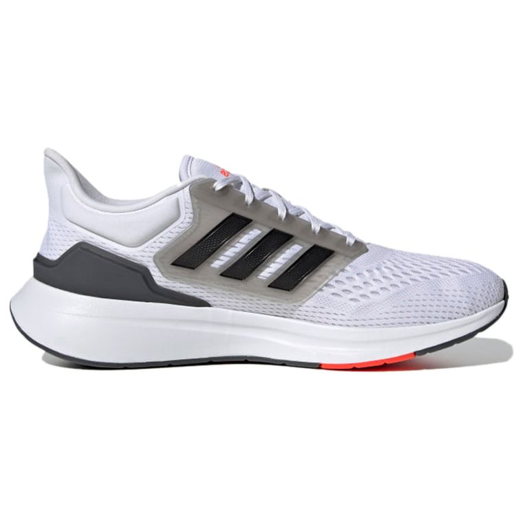Adidas EQ21 Run White Black Мужские кроссовки Cloud-White Core-Black Grey-Six H00511