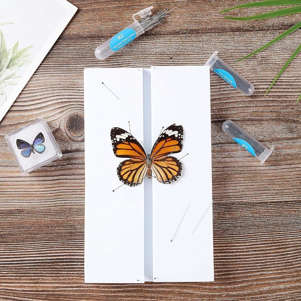 White Insect Pinning Board Double Sided EVA Foam Combined Plates Pose Insects Boards Butterfly Spreading Wings