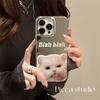 Чехол для телефона Funny Cute Dogs Cats для Apple iPhone 16 Promax - акриловый зеркальный противоударный креативный чехол для iPhone16/15/14/13/12/11/Xs/Xsmax/Pro/Plus/mini