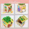 Wooden Toy Kids With Carrot Strawberry Fruits Puzzle Chest For Play Educational