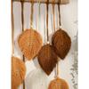 Leaf Macrame Tapestry Brown Green Wall Tapestry Boho Home Decoration Macrame Wall Hanging Home Living Room Decors Aesthetic Gift