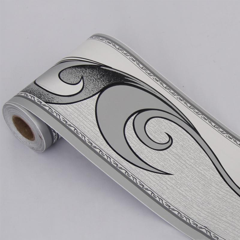 9 метров ПВХ водонепроницаемый линия талии пасторальный стиль самоклеящиеся настенные плинтусы линия обои декор гостиной бордюр настенная наклейка