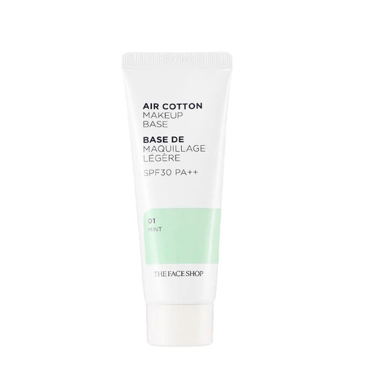 The Face Shop Air Cotton Makeup Base 35g / #Mint