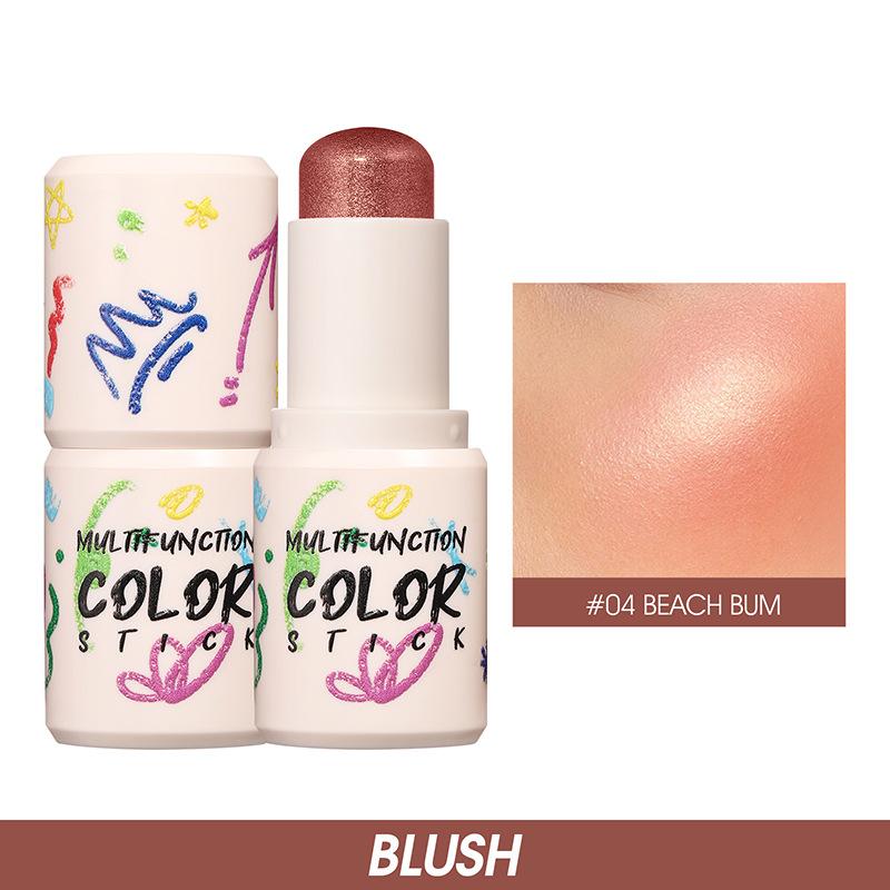 LANGMANNI 4 цветных румяна-стика, стойкие, естественно осветляющие румяна-карандаш