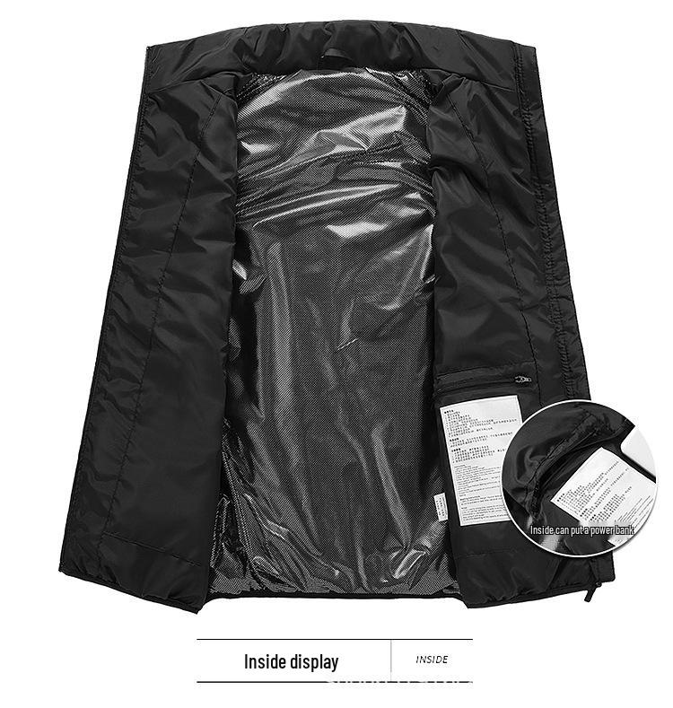 Умный жилет с подогревом - Унисекс, электрический, зимний, теплый, хлопковый топ-майка