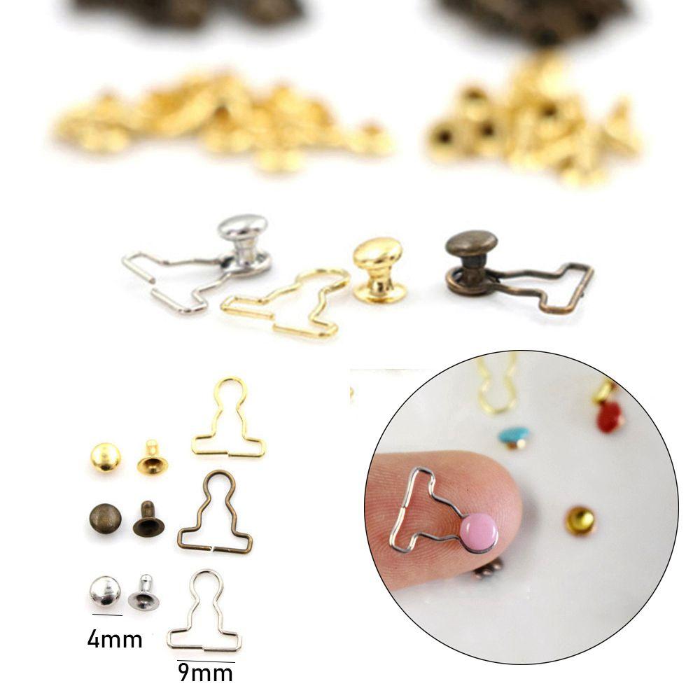 Mini DIY Sewing Accessory Doll Belt Buttons Dolls Buckles Trousers Bags Accessories Metal Buckle