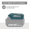 1 шт. Для Makita 18V С USB С Type-C Держатель аккумулятора Для аккумулятора Makita 18V BL1840 BL1850 BL1860 Адаптер зарядного устройства Быстрая зарядка