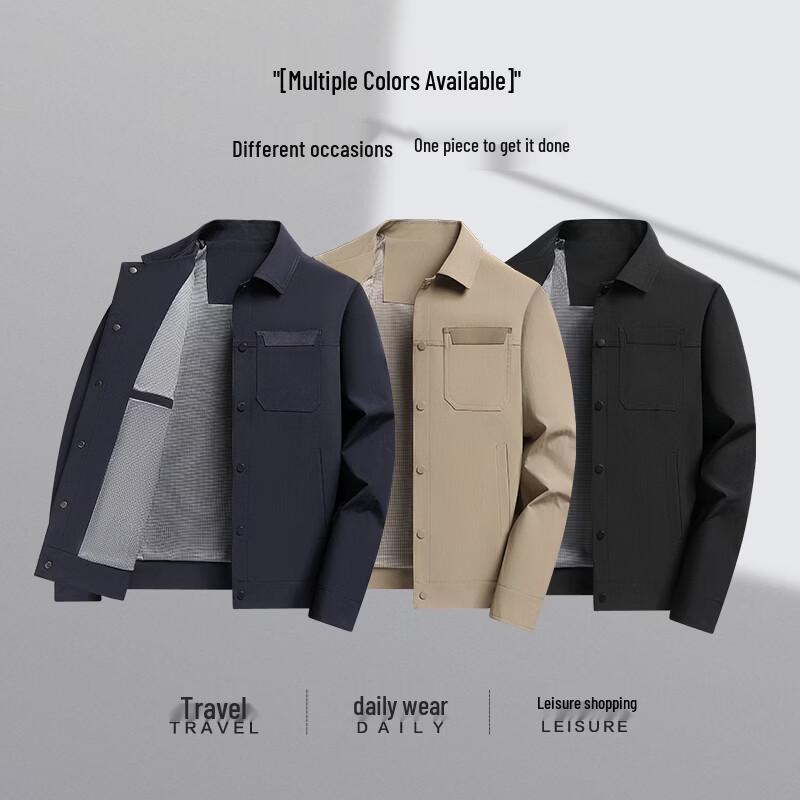 Shanshan Мужской пиджак в стиле business casual с лацканами