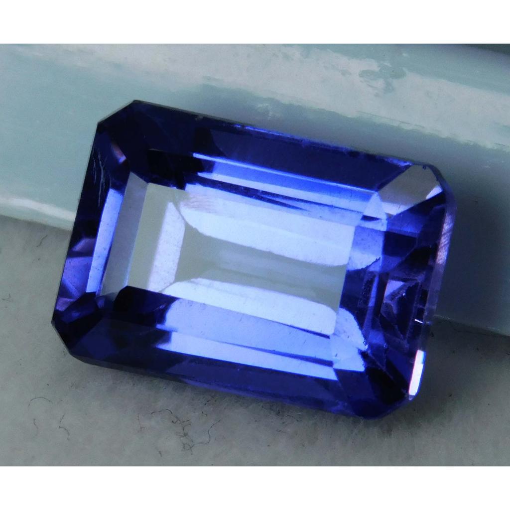 7.60 Ct Natural Blue Sapphire Emerald Cut Sri Lanka Loose Gemstone