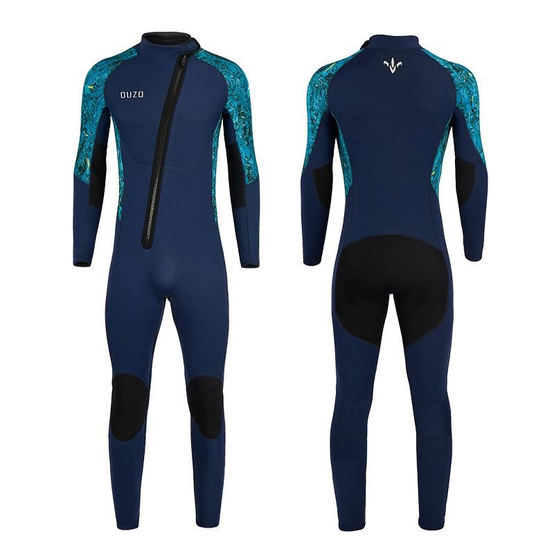 Sunscreen Surfing Suit Swimming Long-sleeved One-piece Diving OUZO Men's Thick Cold-proof Warm 3mm