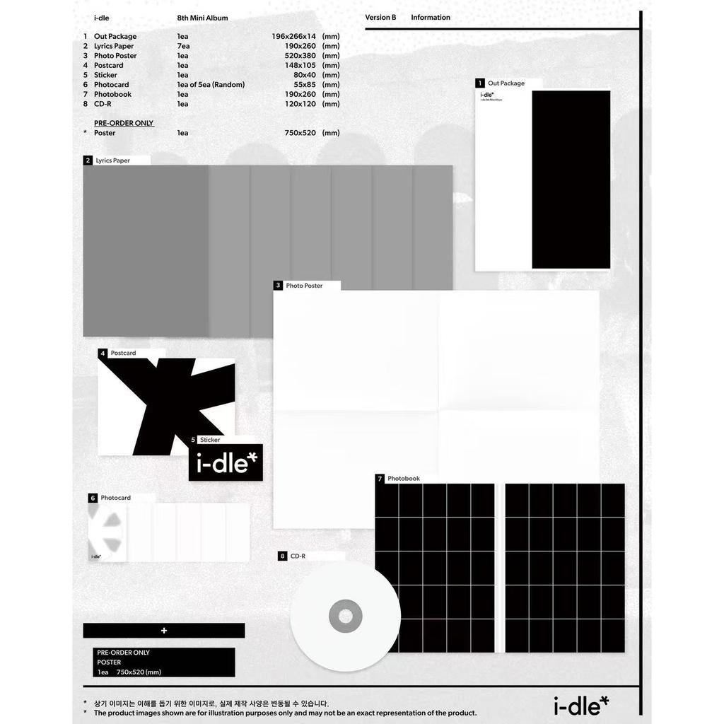 I-dle-[МЫ] 8-й мини-альбом ФОТОКНИГА, с коллекционной карточкой