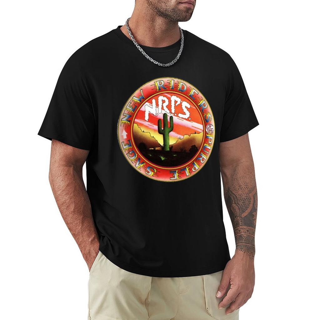 New Riders Of The Purple Sage TShirt Casual Breathable Short Sleeve Top