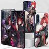 Yin lin Wuthering Waves Case for Samsung Galaxy A03 A04s A20 A30 A20e A70 A70s A50 A40 A30s A50s A20s A10s TPU Black Phone Cover