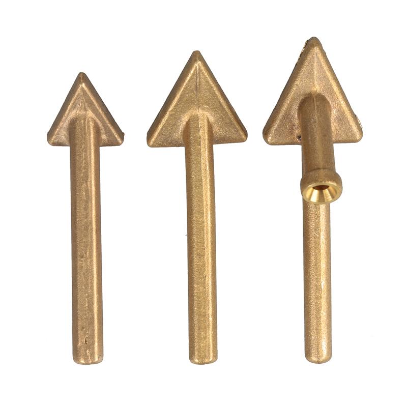 Набор из 3 шт. наконечников для паяльника, медные треугольные сглаживающие головки, сменные наконечники для 80-ваттного пластикового сварочного аппарата, инструмент для ремонта