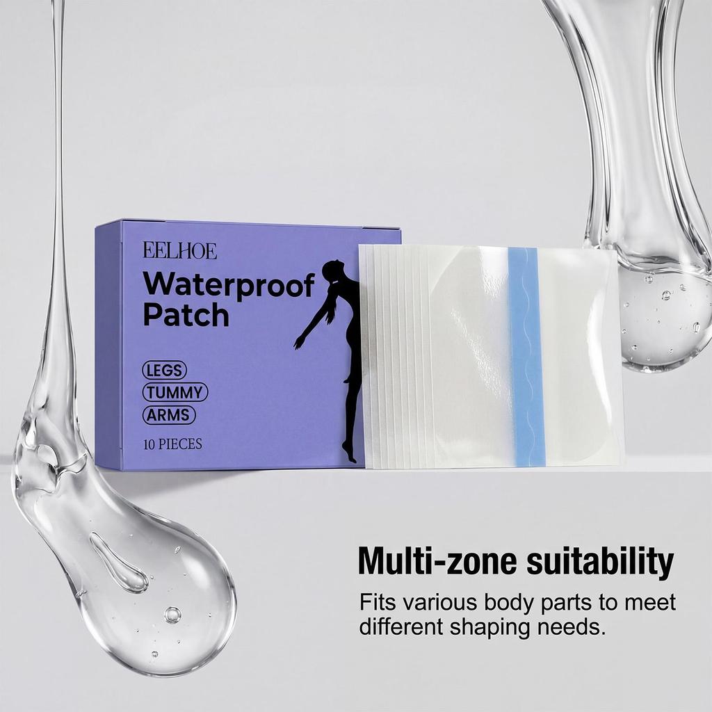 EELHOE waterproof care patch, lightweight, breathable, elastic, fits the skin, arms and legs, universal protective patch 10pcs