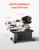 VEVOR Metal Horizontal Band Saw, 178 x 209 mm(7 x 8.25 in) Rectangular Cutting Capacity, 220V Metal Vertical Cutting Bandsaw with 1.1 kW Motor