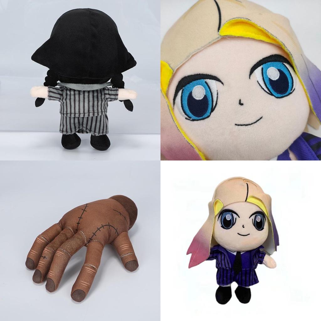 Wednesday Addams Stuffed Animals Hand Palm 23cm 89g