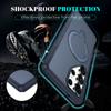 For Samsung Galaxy S25 Ultra Case with Magnetic Kickstand TPU+PC Anti Drop Phone Cover