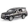 Миниатюры 1/32 Toyota Land Cruiser Сплав Внедорожник Литая Модель Звук Свет Инерционный Механизм Игрушка Настольная Модель Транспортного Средства Украшения Подарок