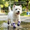 Soft Sole Waterproof Dog Socks Shoes Adjustable Dog Foot Covers Anti-Scratch Foot Cover  Walking
