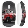 Wireless Mouse - Mini Cooper - Red - WiFi USB Key Included - Compatible Mac and PC - Portable