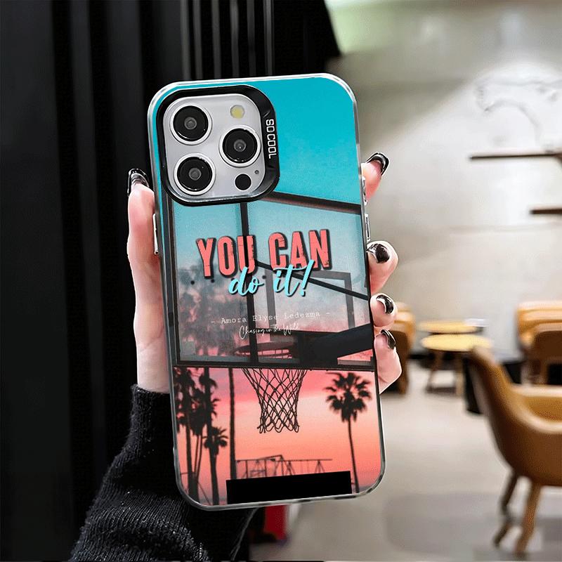 Спортивная эстетика баскетбола Мягкий чехол для телефона для iPhone 15 16 17 Pro Max 17Air 16E 14 Plus 13 12 Mini Ударопрочный чехол Задняя панель