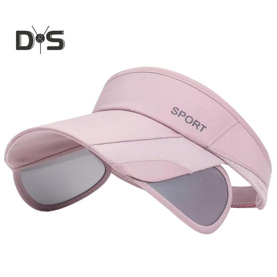 Спортивные солнцезащитные козырьки для мужчин и женщин, регулируемая пустая верхняя бейсболка, летняя уличная солнцезащитная кепка для тенниса, бейсбола, гольфа, велоспорта, бега