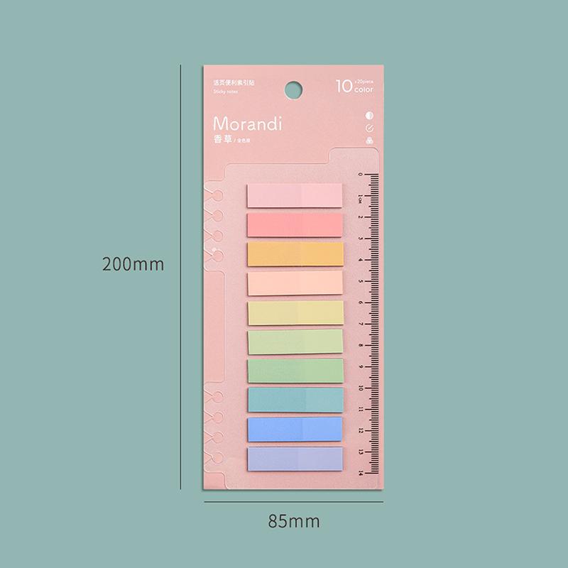 Label Office Supplies Bookmark Paster Sticker Sticky Notes Index Flags Memo Pad