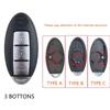 Для Nissan Rogue Teana Sentra Versa Altima Maxima Sunny 2012 2011 2010 2009 2008 2007 2-4 Кнопки Чехол Корпус Брелока Автомобильного Ключа