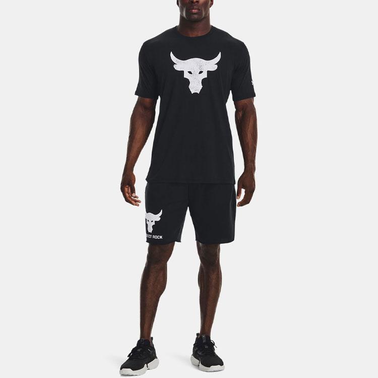 Under Armour Футболка Project Rock Brahma Bull Мужская Черный/Слоновая кость 1361733-003