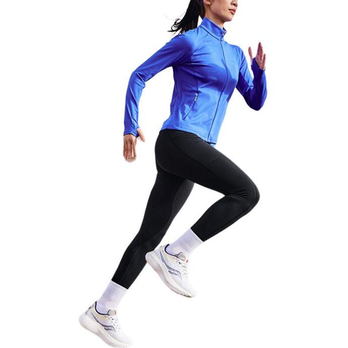 SAUCONY Однотонные облегающие спортивные длинные брюки женские, черные SC1230101A-BK01