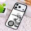 Motorcycle Shockproof Phone Case for iPhone 17 Air 16e 15 11 12 14 13 Pro Max Cover Coque