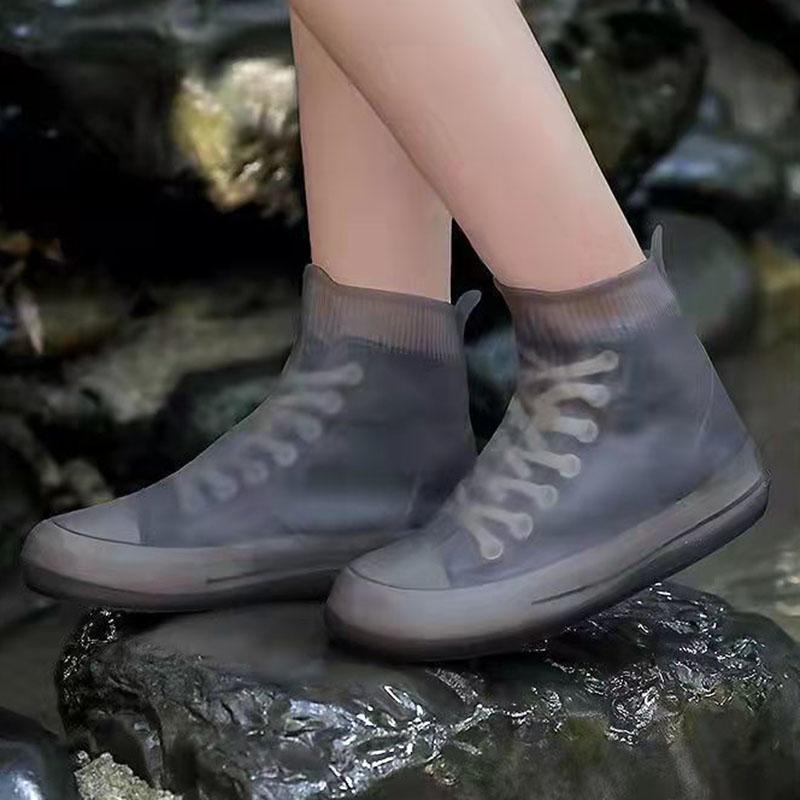 WTEMPO Waterproof Shoe Covers Multifunctional Anti Slip Thickened Wear-resistant Outdoor Rainy Essential Portable Shoe Covers Dropshipping Wholesale