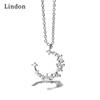Lindon Women Necklace Pendant Copper Alloy Zircon Fashion Gift